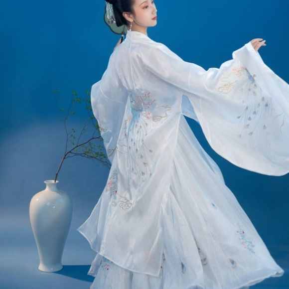 Peacock Dance Gown | Traditional Dress Hanfu - Picture 5 of 8